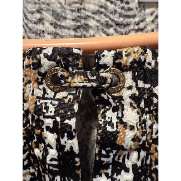 Notations Gold/Black Blouse Short Sleeve Blouse XL - Picture 2 of 5